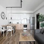 Luxury Zablocie Wifi Air Conditioning Lägenhet *